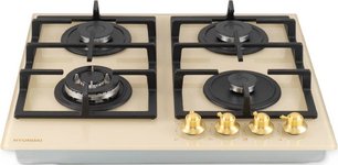Газовая варочная панель Hyundai HHG 6434 BE фото 2 в Новосибирске