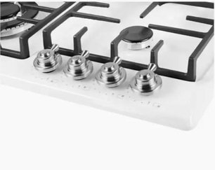Газовая варочная панель Куперсберг FV6TGRZ W Silver фото 4 в Новосибирске Газовая варочная панель Kuppersberg FV6TGRZ W Silver фото 4 в Новосибирске