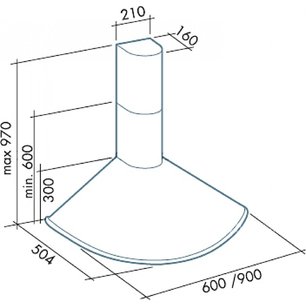 Вытяжка Фалмек Minerva 90 ix (450) S фото 2 в Новосибирске Вытяжка Falmec Minerva 90 ix (450) S фото 2 в Новосибирске
