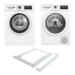 Bosch Serie 4 (стиральная машина WAN24200ME + сушильная машина WTN86201ME + монтажный элемент WTZ20410) фото в Новосибирске