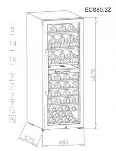 Винный шкаф La Sommeliere ECS80.2Z фото 2 в Новосибирске