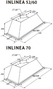 Встраиваемая вытяжка Kuppersberg INLINEA 70 BX фото 4 в Новосибирске