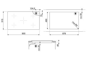 Варочная панель Smeg SI5952B фото 4 в Новосибирске