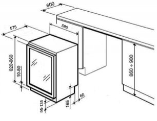 Винный шкаф Climadiff CV52IXDZ фото 3 в Новосибирске