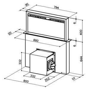 Вытяжка Faber FABULA WH фото 2 в Новосибирске