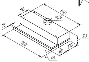 Встраиваемая вытяжка Kuppersberg Slimlux II 90 BG фото 4 в Новосибирске