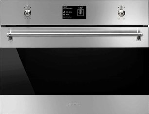 Компактный многофункциональный духовой шкаф Смег SF4390VCX фото в Новосибирске Компактный многофункциональный духовой шкаф Smeg SF4390VCX фото в Новосибирске