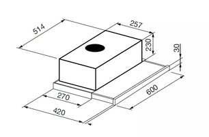 Встраиваемая вытяжка Korting KHP 6772 X фото 2 в Новосибирске