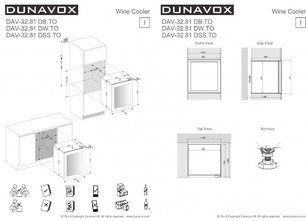 Винный шкаф Dunavox DAV-32.81DOP.TO фото 3 в Новосибирске