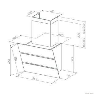 Вытяжка Фабер Eko XS EG6 BK A55 фото 2 в Новосибирске Вытяжка Faber Eko XS EG6 BK A55 фото 2 в Новосибирске