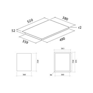 Варочная панель FALMEC PIANO INDUZIONE 2 ZONE фото 3 в Новосибирске Варочная панель FALMEC PIANO INDUZIONE 2 ZONE фото 3 в Новосибирске