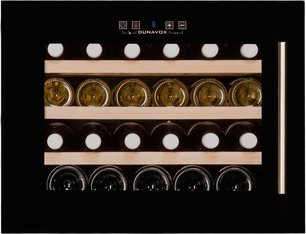 Винный шкаф Dunavox DX-24.56BBK (B) петли слева фото 2 в Новосибирске