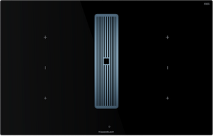 Индукционная варочная панель с вытяжкой Kuppersbusch KMI 8350.0 SR Stainless steel фото в Новосибирске