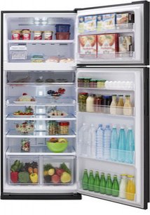 Двухкамерный холодильник Шарп SJXE59PMBK фото 2 в Новосибирске Двухкамерный холодильник Sharp SJXE59PMBK фото 2 в Новосибирске