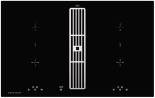 Индукционная варочная панель с вытяжкой Kuppersbusch KMI 8500.0 SR Silver Chrome фото в Новосибирске
