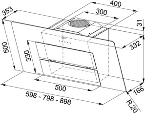 Вытяжка Франке FMA 605 BK XS фото 2 в Новосибирске Вытяжка Franke FMA 605 BK XS фото 2 в Новосибирске