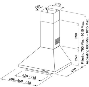 Вытяжка Franke FCM 902 PW фото 2 в Новосибирске