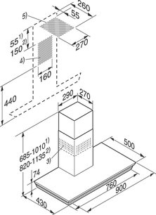 Вытяжка Miele DA 279-4 ED фото 3 в Новосибирске