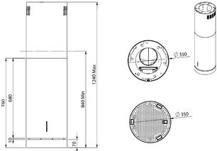 Вытяжка Фалмек POLAR ISOLA X фото 2 в Новосибирске Вытяжка Falmec POLAR ISOLA X фото 2 в Новосибирске
