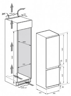 Встраиваемый холодильник Kaiser EKK 60193 фото 4 в Новосибирске