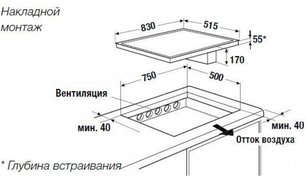 Индукционная варочная панель с вытяжкой Kuppersbusch KMI 8500.0 SR Copper фото 4 в Новосибирске