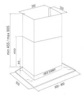 Вытяжка Kuppersberg DK 900 4HTC фото 2 в Новосибирске