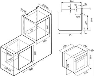Электрический духовой шкаф с паром KRONA NEBULA steam 60 WH фото 3 в Новосибирске