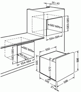 Духовой шкаф Smeg SC800AVO фото 2 в Новосибирске