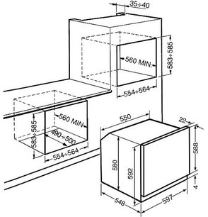 Духовой шкаф Smeg SF855A фото 2 в Новосибирске
