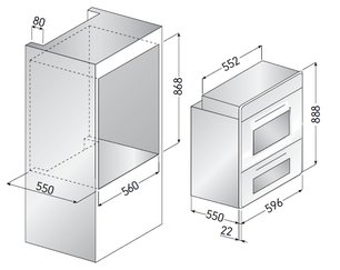 Духовой шкаф Ilve 200B-MMP IX фото 3 в Новосибирске