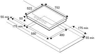 Варочная панель Бертаззони P755CPROX фото 4 в Новосибирске Варочная панель Bertazzoni P755CPROX фото 4 в Новосибирске