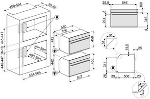 Духовой шкаф Smeg SO4102M1G фото 4 в Новосибирске