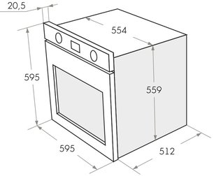 Духовой шкаф Maunfeld EOEH.5811B фото 2 в Новосибирске