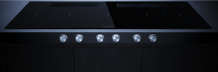 Индукционная варочная поверхность с вытяжкой Kuppersbusch KMI 12850.0 SR-E Black Velvet фото 2 в Новосибирске