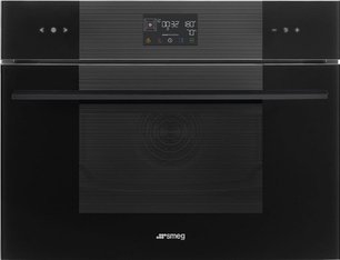 Компактный духовой шкаф с паром Smeg SO4102S3B3 фото в Новосибирске