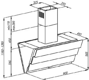 Вытяжка Kuppersberg RAMZ 90 B фото 4 в Новосибирске