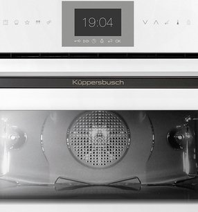 Компактный духовой шкаф с паром Kuppersbusch CBD 6550.0 W2 Black Chrome фото 3 в Новосибирске