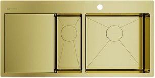 Мойка Omoikiri AKISAME 100-2 LG-R крыло слева фото