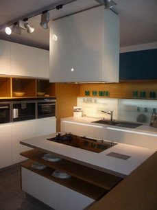 Вытяжка Falmec Laguna isola 60 vetro (800) Bianca STEC фото 4 в Новосибирске