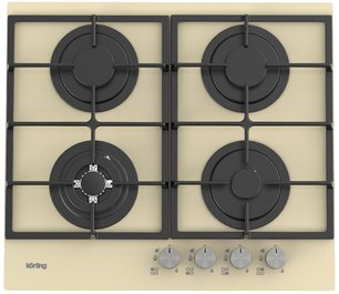 Газовая стеклянная варочная панель Korting HGG 6722 CTB фото в Новосибирске