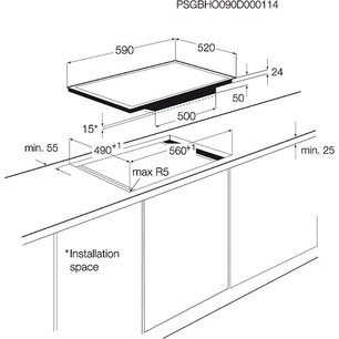 Варочная панель АЕГ HK683320FG фото 2 в Новосибирске Варочная панель AEG HK683320FG фото 2 в Новосибирске