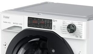 Встраиваемая стиральная машина с сушкой Haier HWDQ90B416FWB-RU фото 4 в Новосибирске