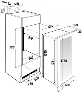 Встраиваемый холодильник для вина Kuppersbusch FWK 8850.0 S8 фото 4 в Новосибирске