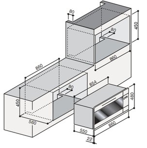 Духовой шкаф Ilve 948-SSXMP фото 4 в Новосибирске