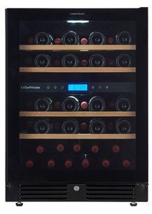 Встраиваемый под столешницу винный шкаф Селлар Приват CP043-2TBH фото 4 в Новосибирске Встраиваемый под столешницу винный шкаф CellarPrivate CP043-2TBH фото 4 в Новосибирске