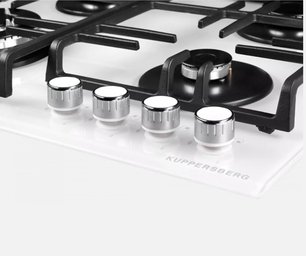 Газовая варочная панель Kuppersberg FQ 63 W фото 2 в Новосибирске