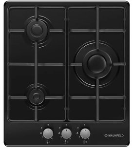 Газовая варочная панель MAUNFELD EGHE.43.3STS-EB фото 3 в Новосибирске Газовая варочная панель MAUNFELD EGHE.43.3STS-EB фото 3 в Новосибирске
