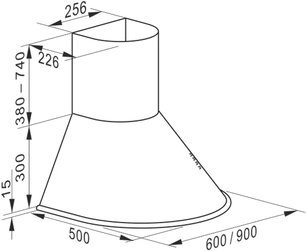 Вытяжка Kaiser A 9423 ElfBe Eco фото 4 в Новосибирске