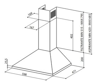 Вытяжка Faber VALUE SL 3 W A60 фото 2 в Новосибирске