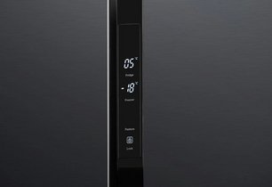 Холодильник Hyundai CS5003F черная сталь фото 4 в Новосибирске